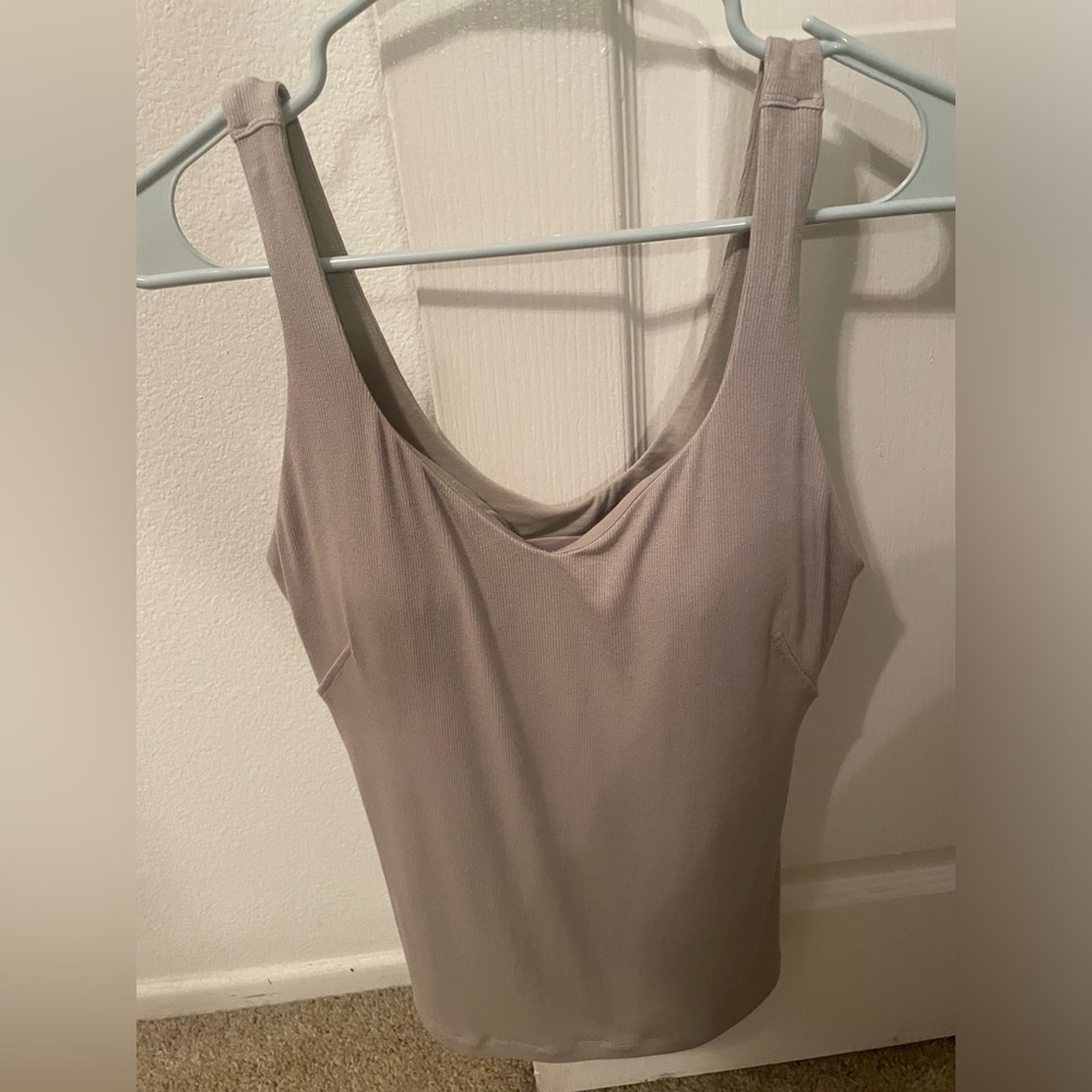 Lululemon Athletica Taupe Tank Top